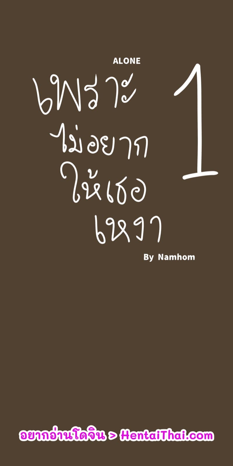 เพราะไม่อยากให้เธอเหงา ภาพ 0