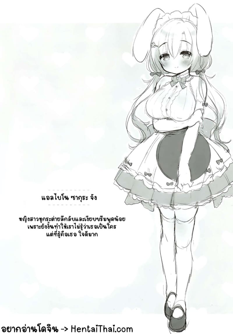 กระต่ายสีขาว ภาพ 1